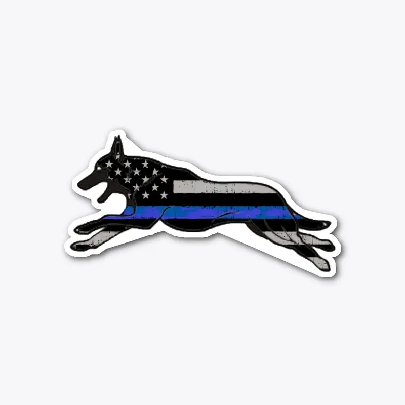 Police K-9 Sticker