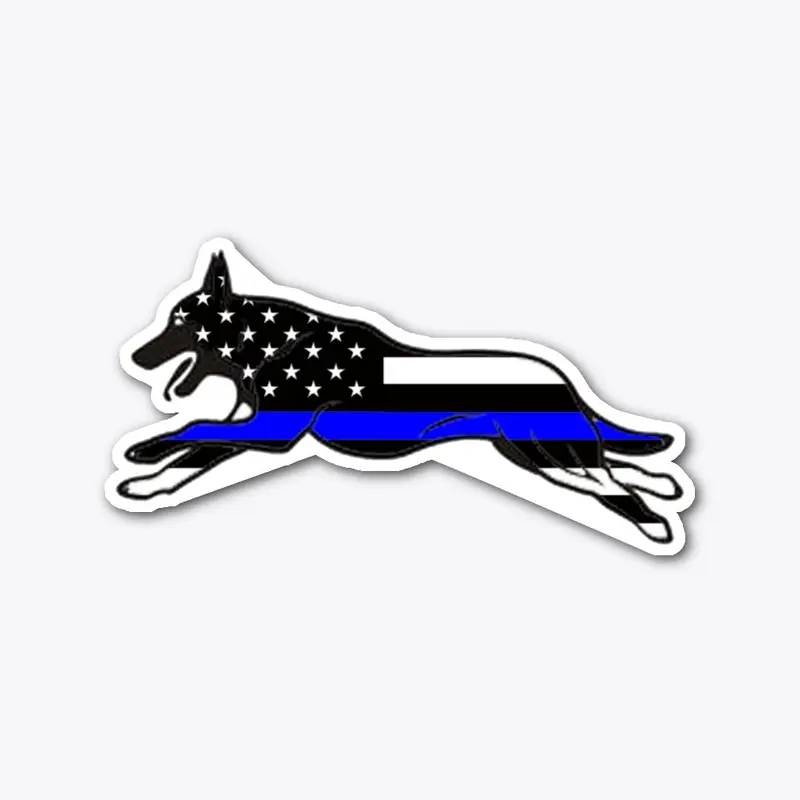 K-9 Support Sticker