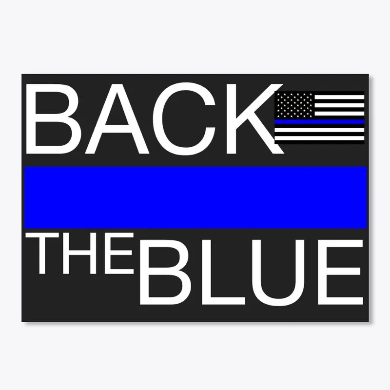 Back the Blue sticker